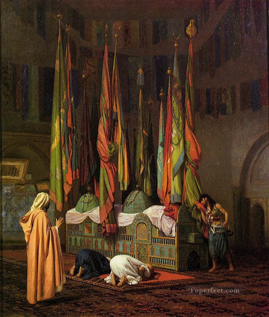 La tumba del Imam Hazrat Hisain Allahis Salam Orientalismo árabe griego Jean Leon Gerome Pintura al óleo